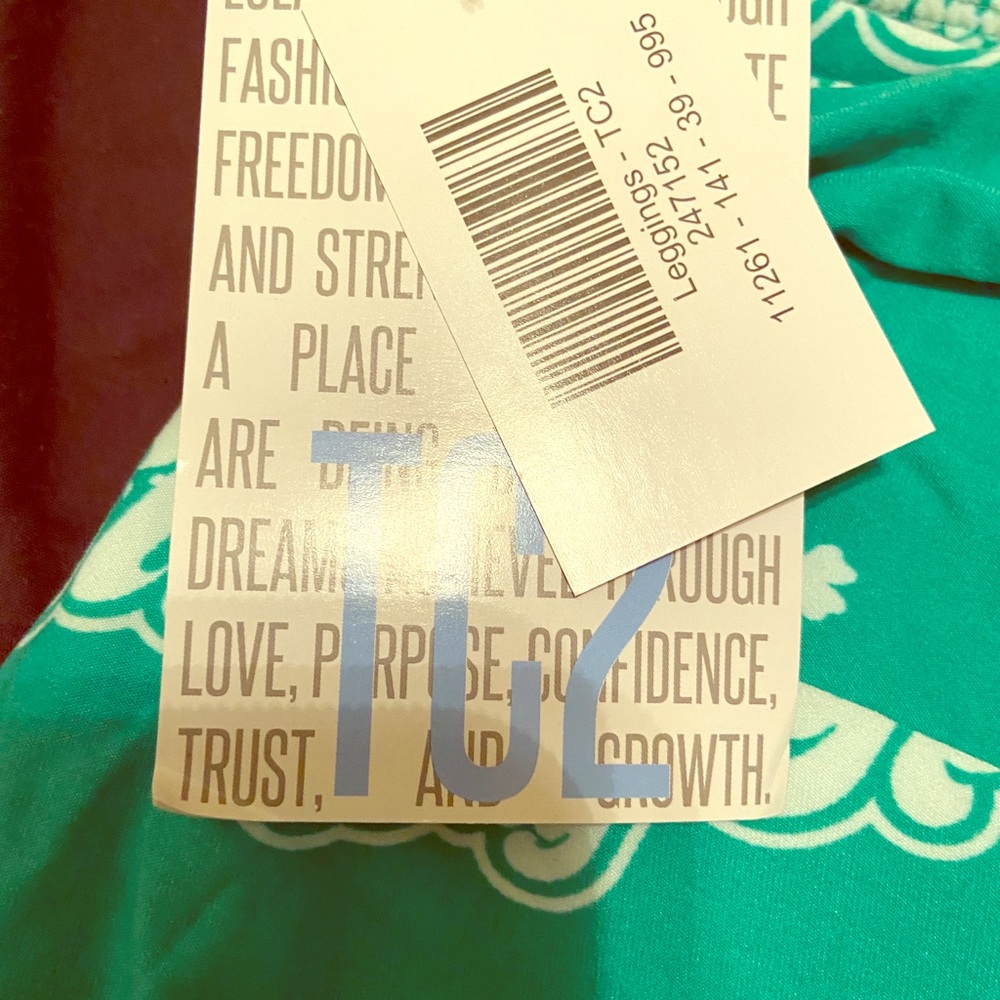 LuLaRoe TC2 St Patrick’s Day Leggings